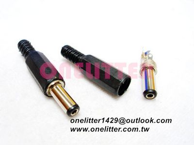 1315A   長型DC頭附尾2.1孔-(2入)